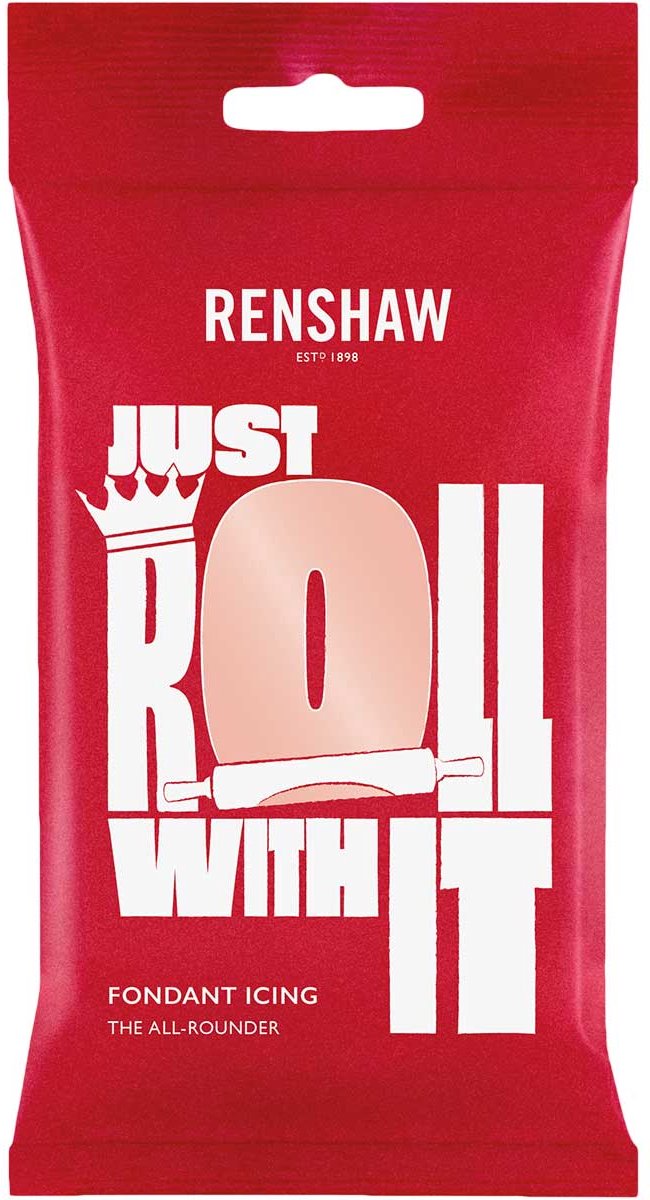 Renshaw Fondant Icing - Peach Blush - 250g