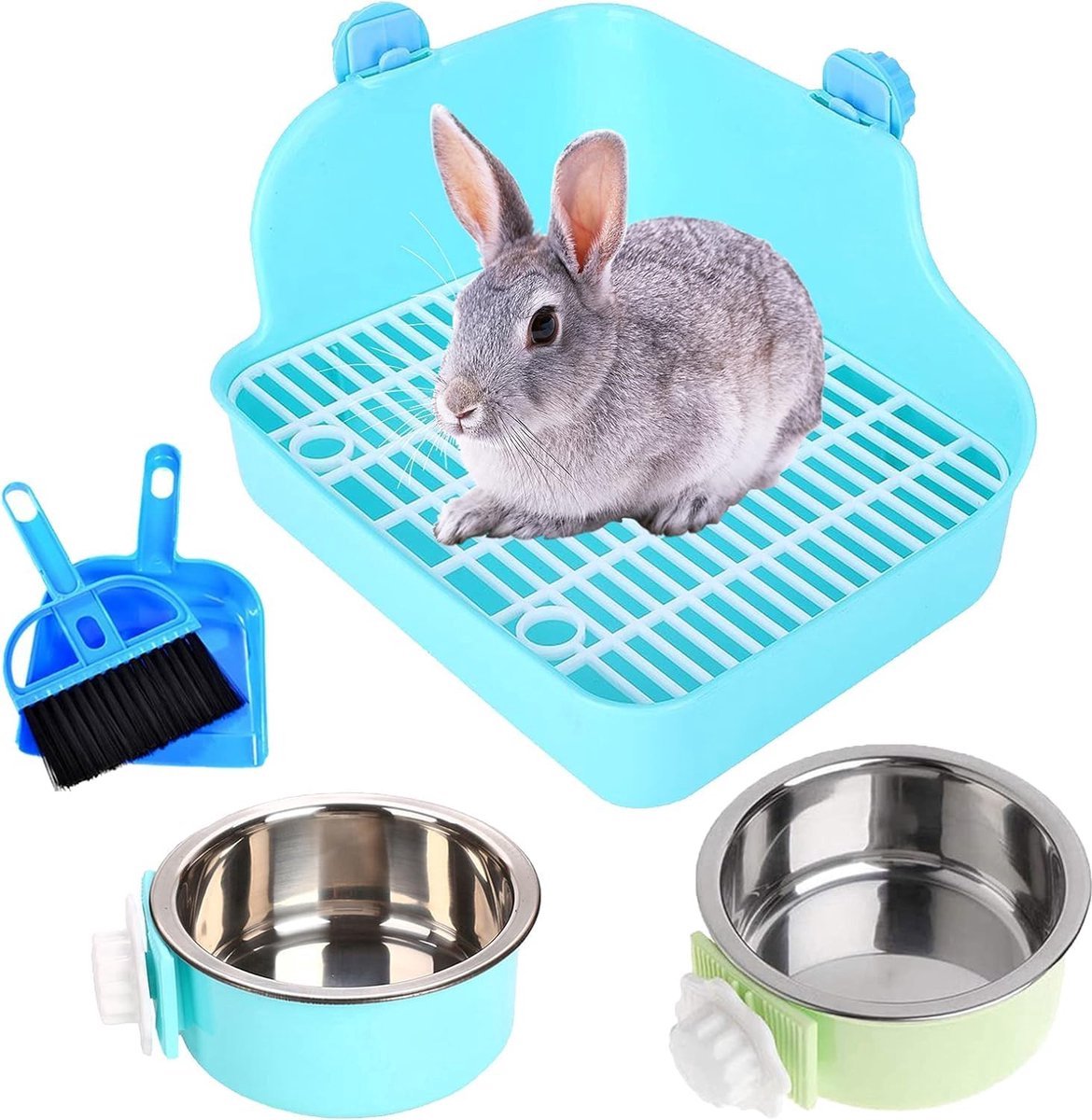 Kattenbak Beddengoed met Strooisel Opknoping voor Chinchilla's - Geurvrij en Hygiënisch - Gemakkelijke Installatie en Onderhoud - Duurzaam Ontwerp - Verbeterde Kattenbakervaring