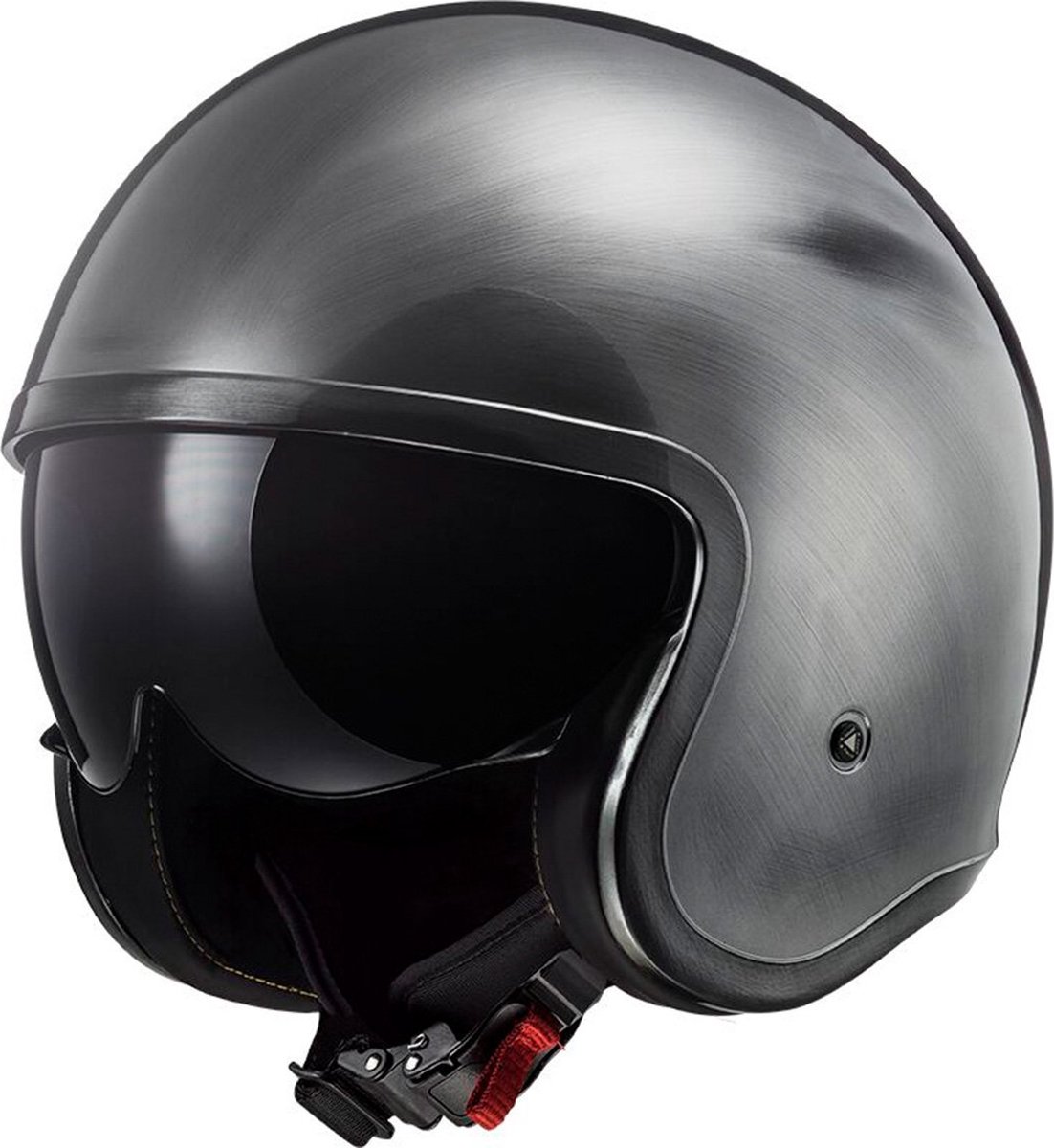 LS2 OF599 Spitfire II Jeans Titanium-06 2XL - Maat 2XL - Helm