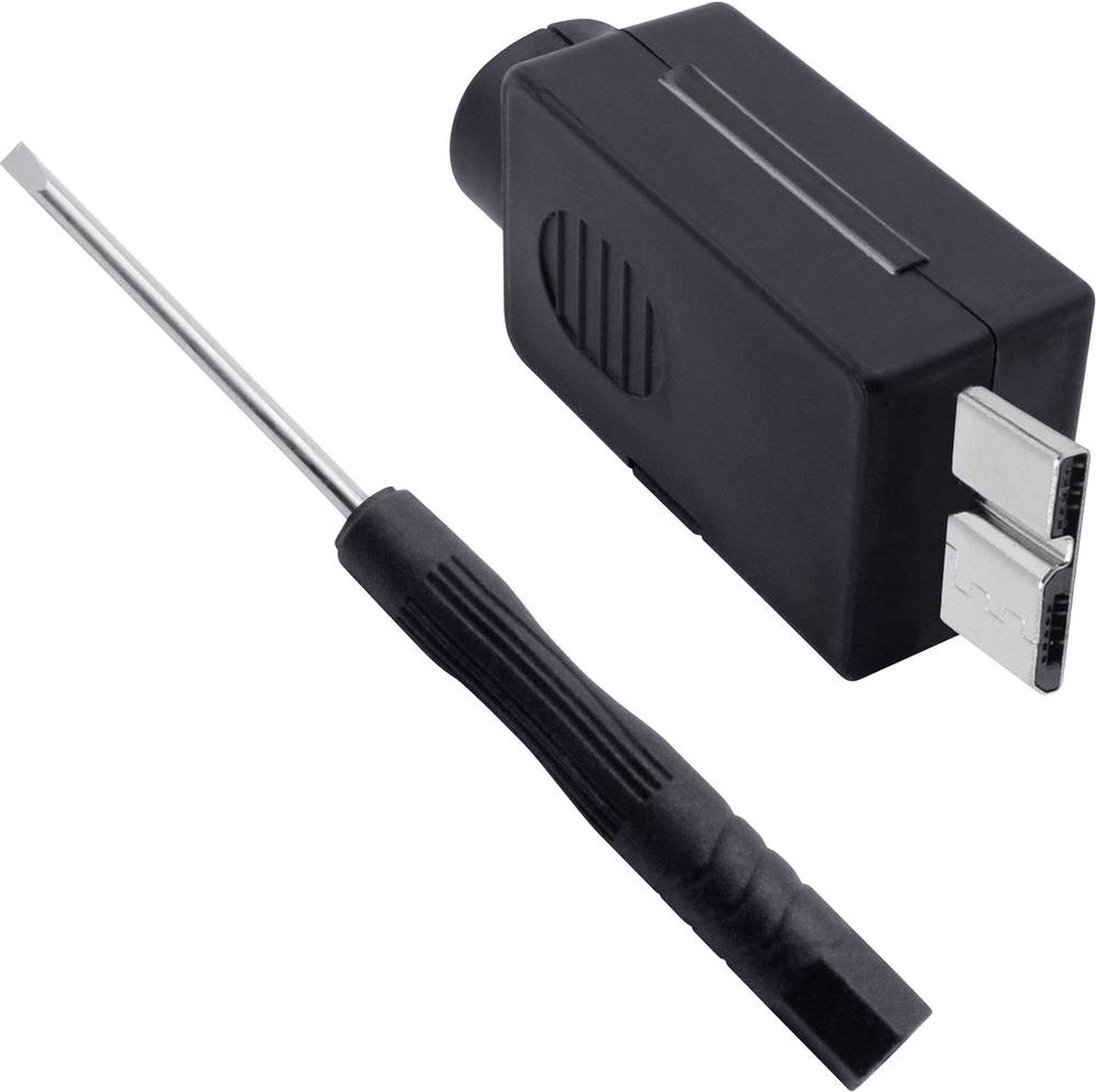 Quadrios 2001C212 Micro-USB 3.0 modulaire stekkerset, type B Stekker, recht 1 stuk(s)