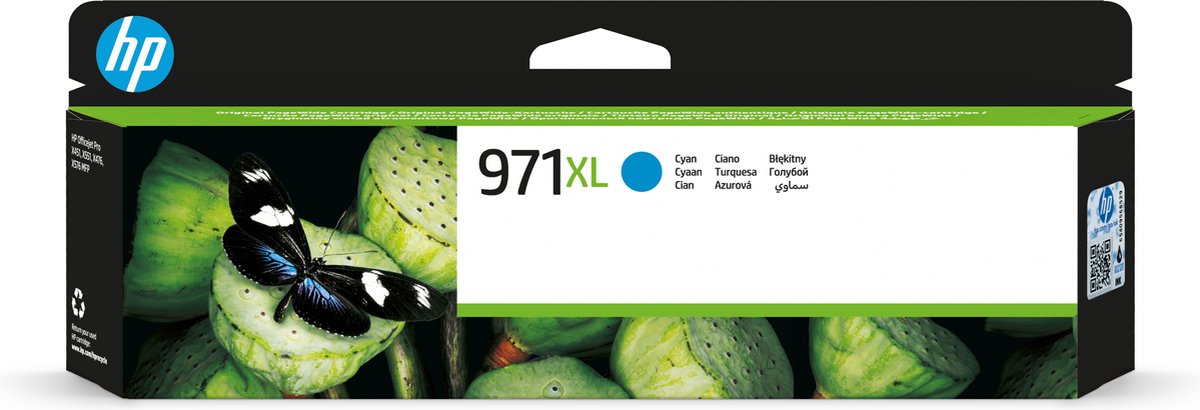 Inktcartridge HP CN626AE 971XL blauw HC | 1 stuk