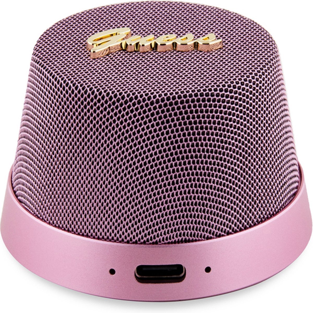 Guess Bluetooth GUWSC3ALSMP Speaker Stand Pink Magnetic Script Metal