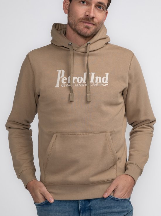 Petrol Industries - Sweat à capuche pour hommes Yukon- Kuskokwim - Marron - Taille XL