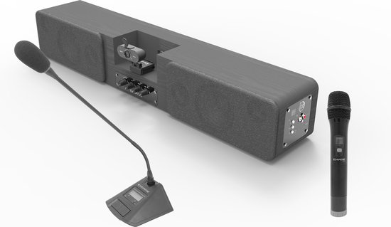 Videovergaderingssysteem zwart Empire Media TY.SBU2r gepersonaliseerd met camera en microfoon