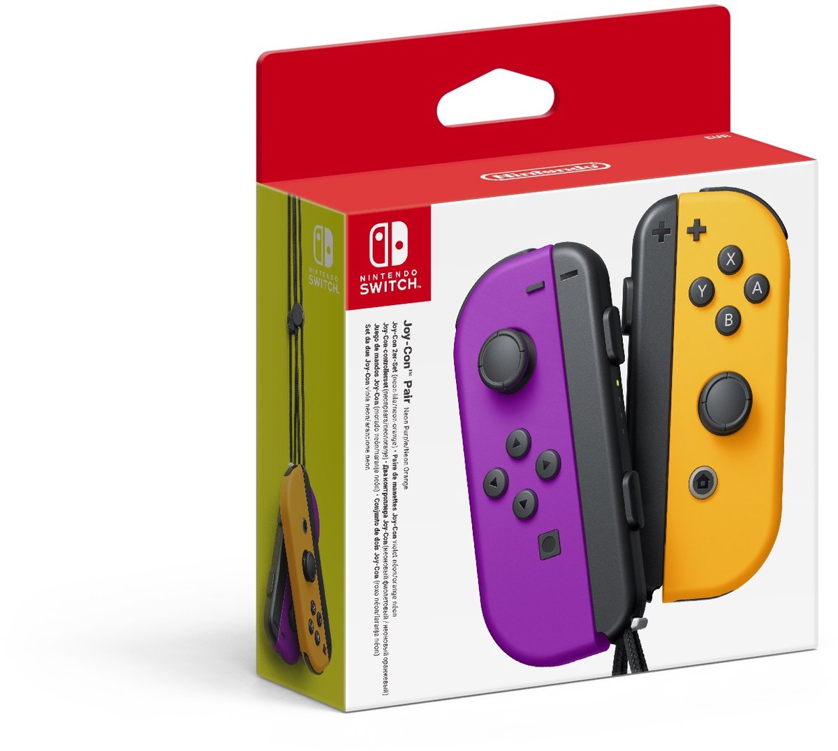 Nintendo Switch Joy-Con Controller - Lila & Oranje - HD