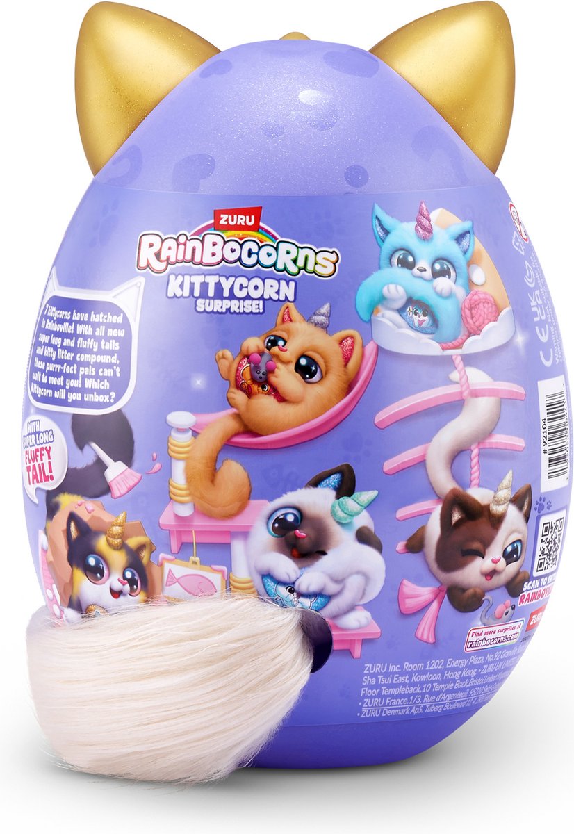 Rainbocorns Kittycorn Surprise Serie 3 - Maine Coon kat van ZURU — cadeau in Spellen & Speelgoed - foto 7