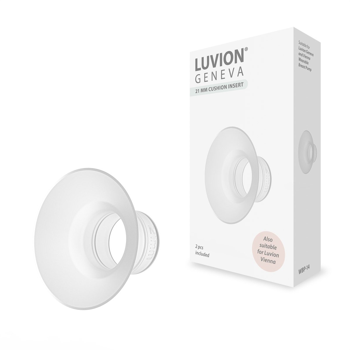 Goedkoopste LUVION® Borstschild Verkleiner 21mm (2 stuks) Geneva