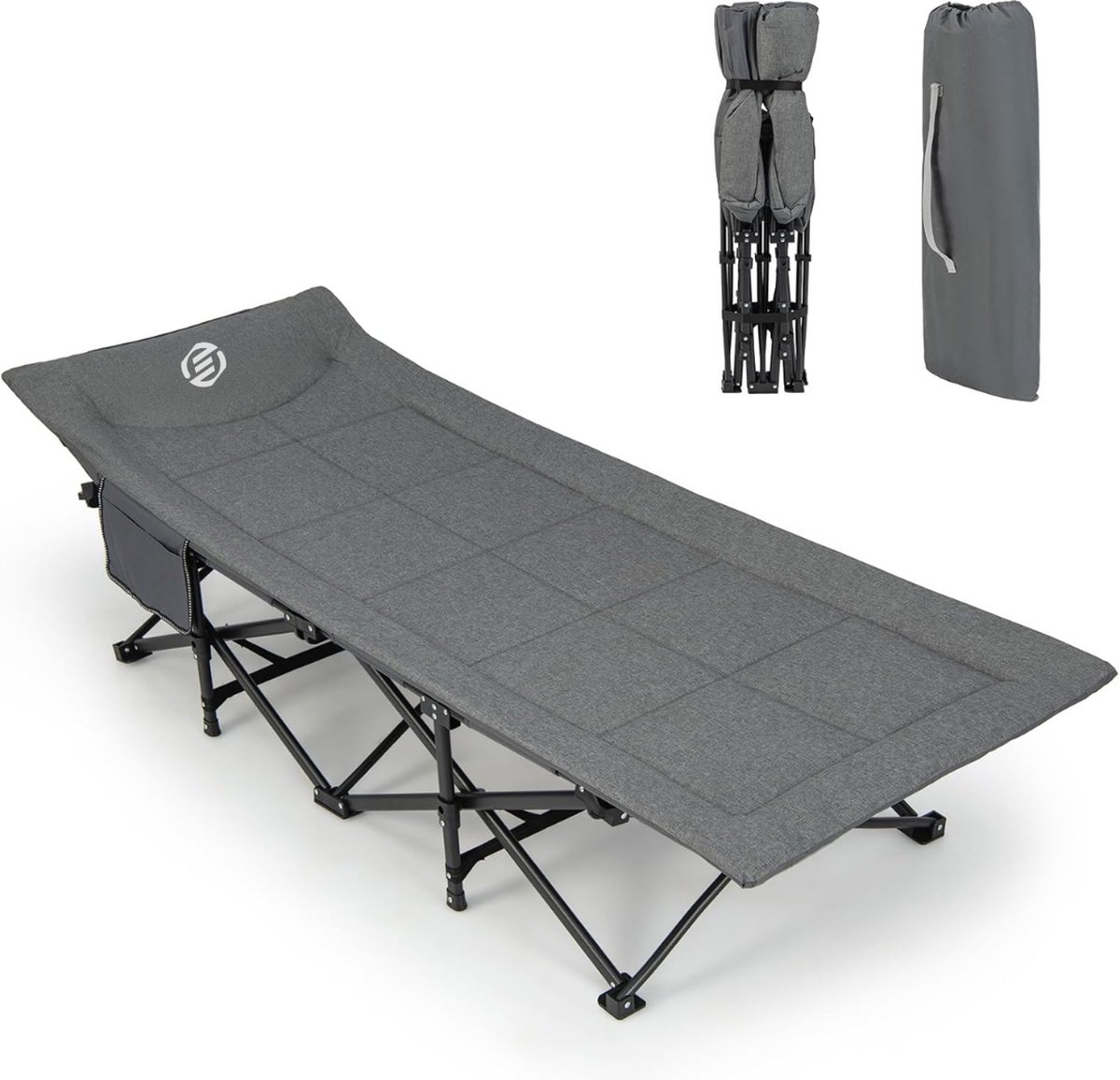 Equivera Veldbed - Kampeerbed - Veldbedden - Veldbed Kamperen - Kampeermatras