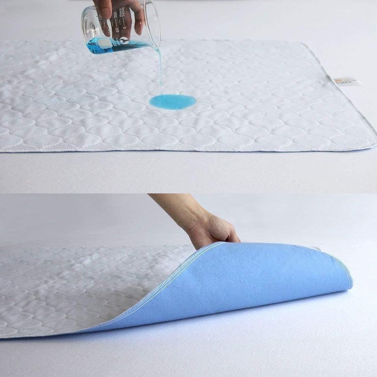 Incontinentie Pads 70x90 cm Waterdicht - Bed Onderlegger Wasbaar - Sterk Absorberend - Herbruikbaar - 2 Stuks incontinentie onderlegger