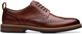 Clarks Aldwin Limit - chaussure à lacets pour hommes - marron - taille 39,5 (EU) 6 (UK)