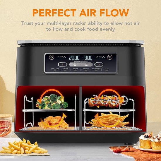 Lot de 7 Accessoires Pour Friteuse à Air pour Ninja Foodi AF300EU