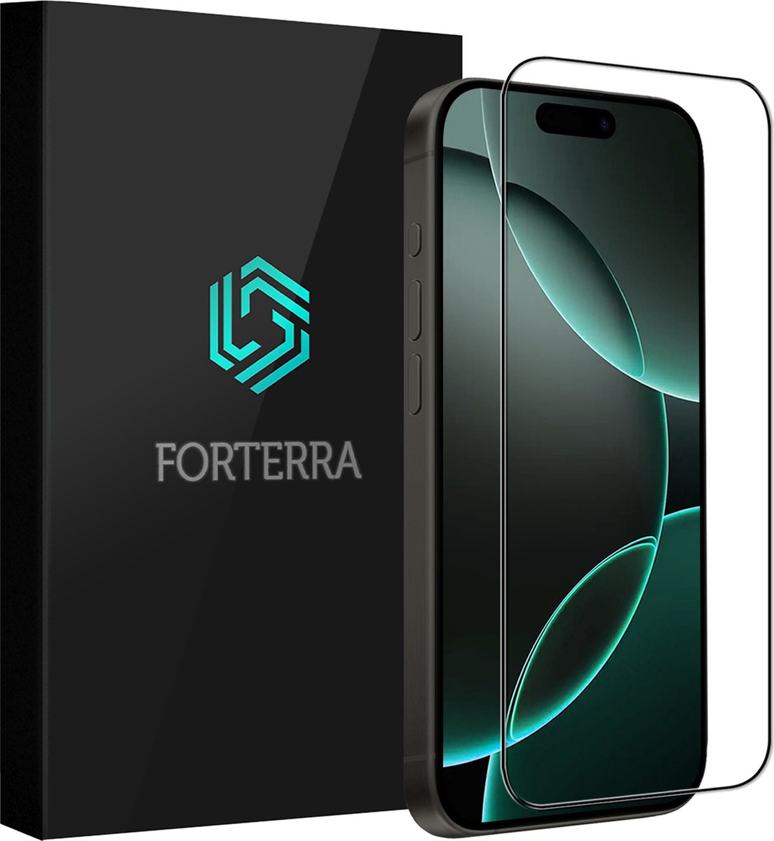 Screenprotector Geschikt voor Apple iPhone 16 Pro - Full Cover - Beschermglas - Gehard Glas - Tempered Glass - Screen Protector