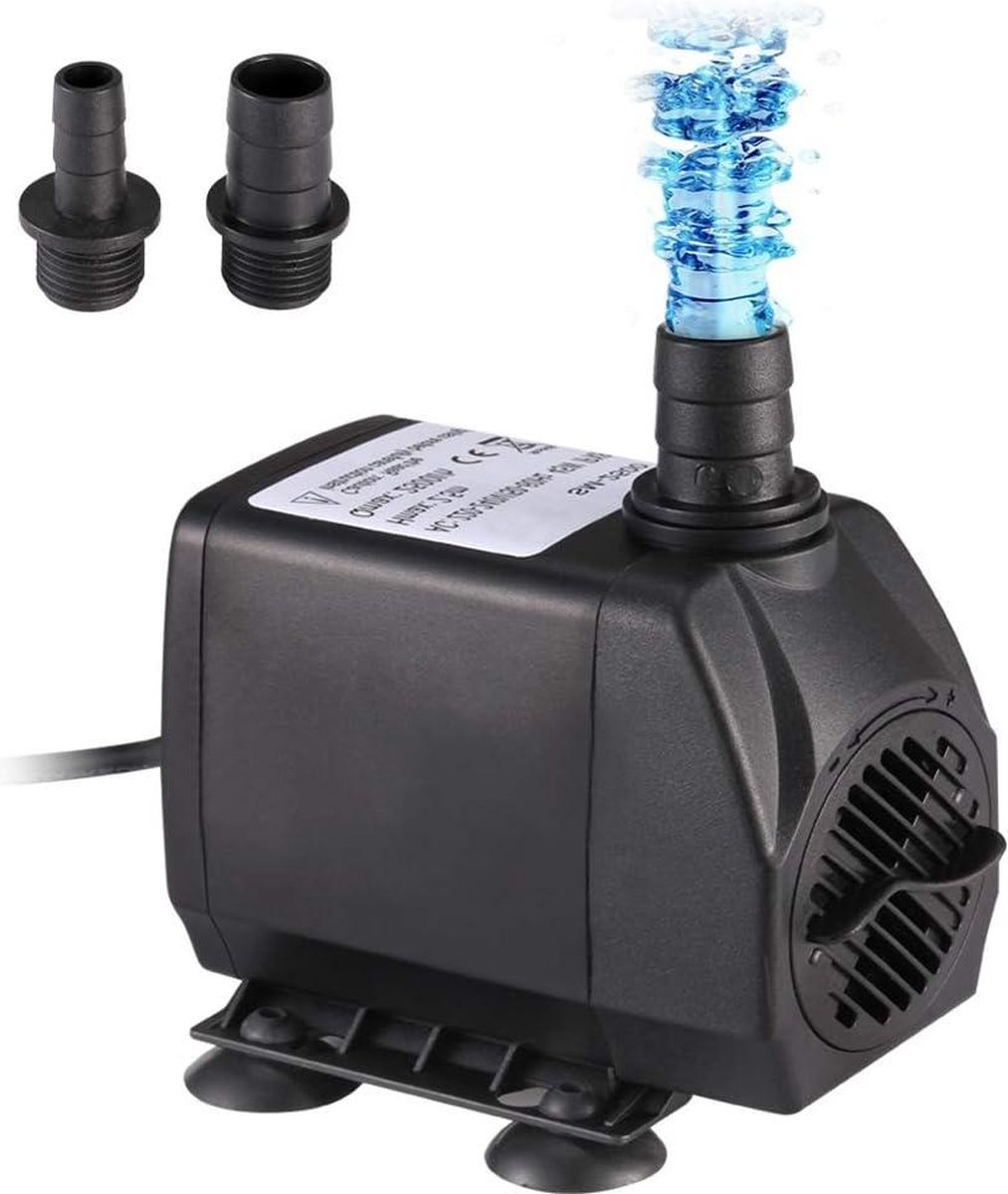 Dompelpomp 2500 l-h 45 W aquarium vijver waterpomp ultra stil hydrocultuursysteem sproeiers - hefhoogte 25 m. fonteinpomp