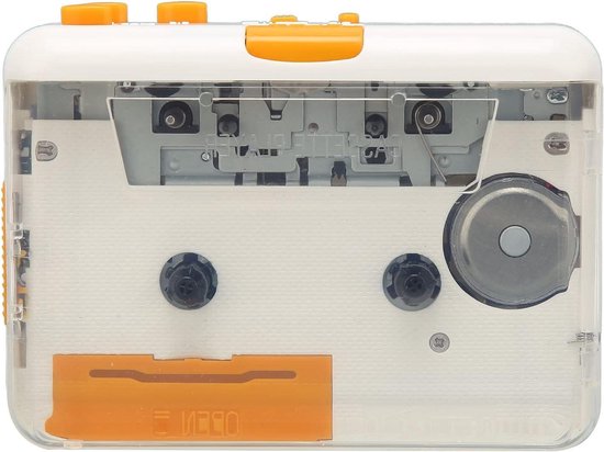 Foto: Draagbare cassettespeler mp3 conversie drive stereo radio cassette recorder speler usb walkman tapespeler met oortelefoon cassette speler