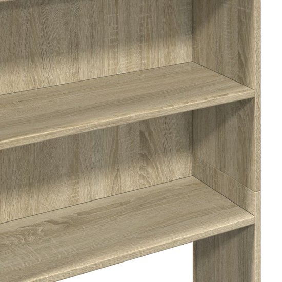 Aménagement lave-linge LBB - Placard - Meubles en saillie - Surélévation - Meuble lave-linge - Meuble de rangement - Bois - Chêne Sonoma