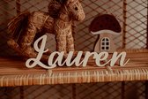 BolleToet - naam en bois - lettres décoratives - décoration - chambre d'enfant