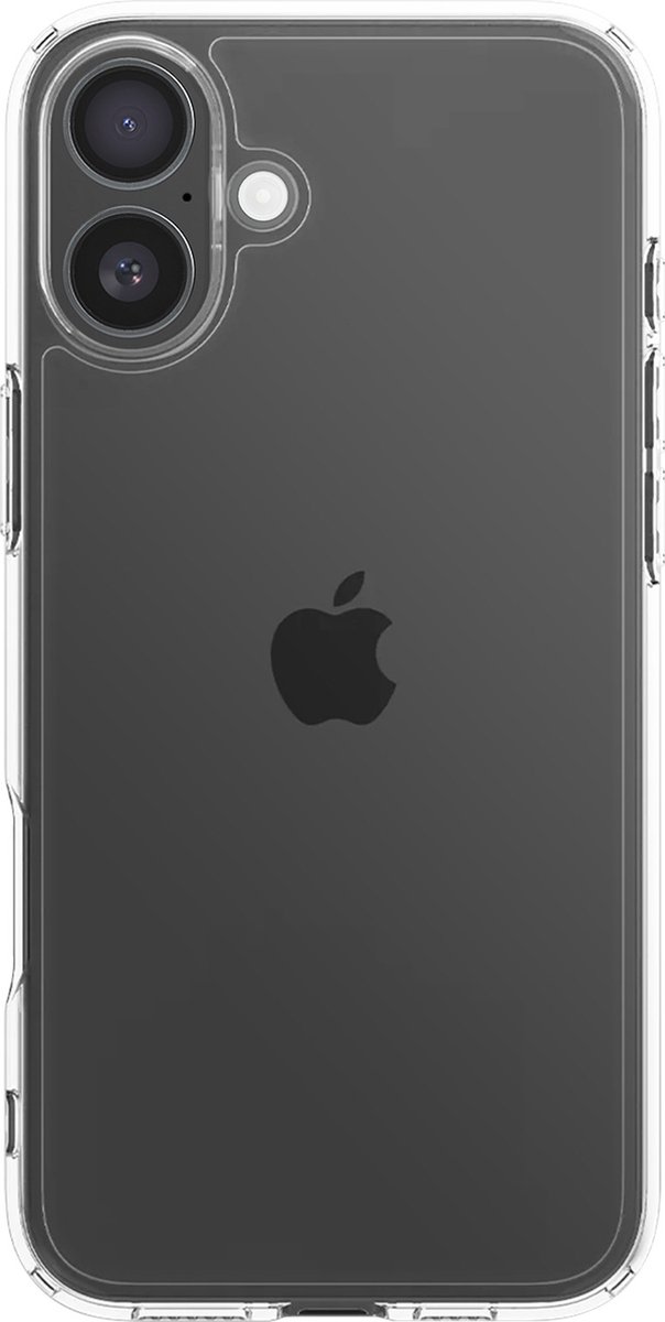 Apple iPhone 16 hoes transparant Spigen Ultra Hybrid schokbestendig TPU bumper krasbestendig case - Afbeelding 2