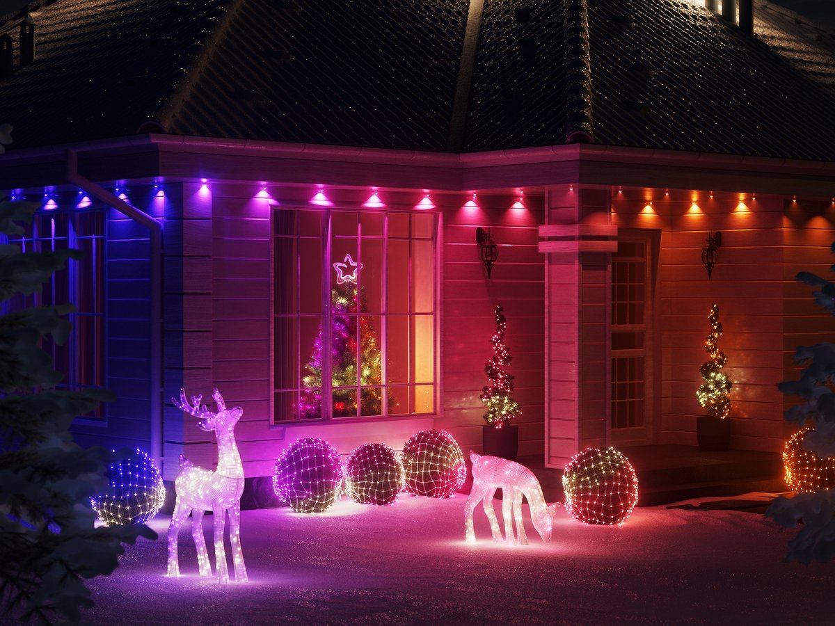 Twinkly Strings Lichtsnoer - 60M - LED - 750LED RGB - Dimbaar - Binnen & Buiten - Bluetooth of Wifi - Werkt met Homekit, Homey, Google Home en Razer Chroma - Zwart – foto 6