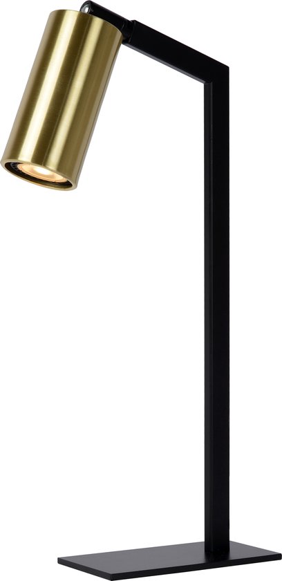 Foto: Lucide sybil bureaulamp 1xgu10 zwart