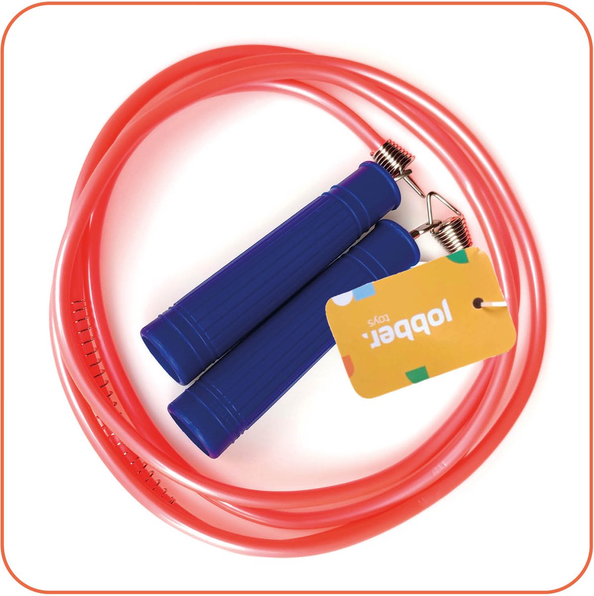 Jobber Springtouw Kinderen - Touwtje Springen - Springtouwen - Rood