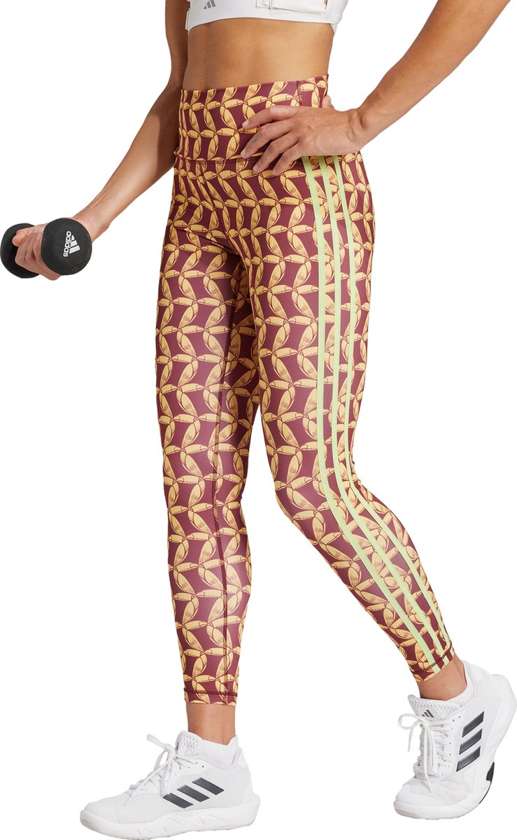 adidas Performance adidas x FARM Rio 7/8 Legging Dames Geel