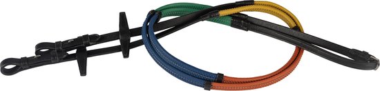 Horka rubberen trainingsteugels met kleur - maat pony Horka rubberen trainingsteugels met kleur - maat pony
