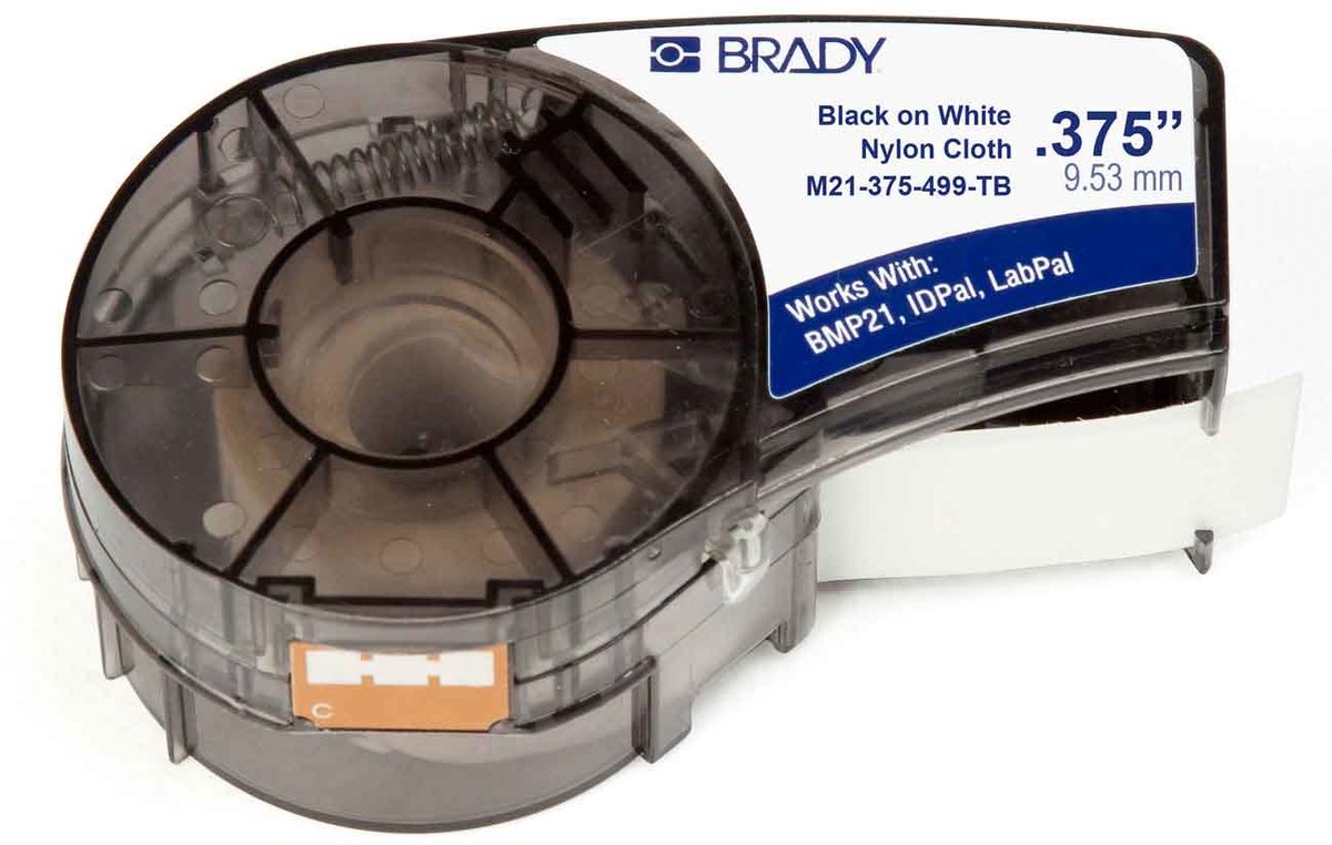 Brady M21-375-499-TB printeretiket Wit Zelfklevend printerlabel