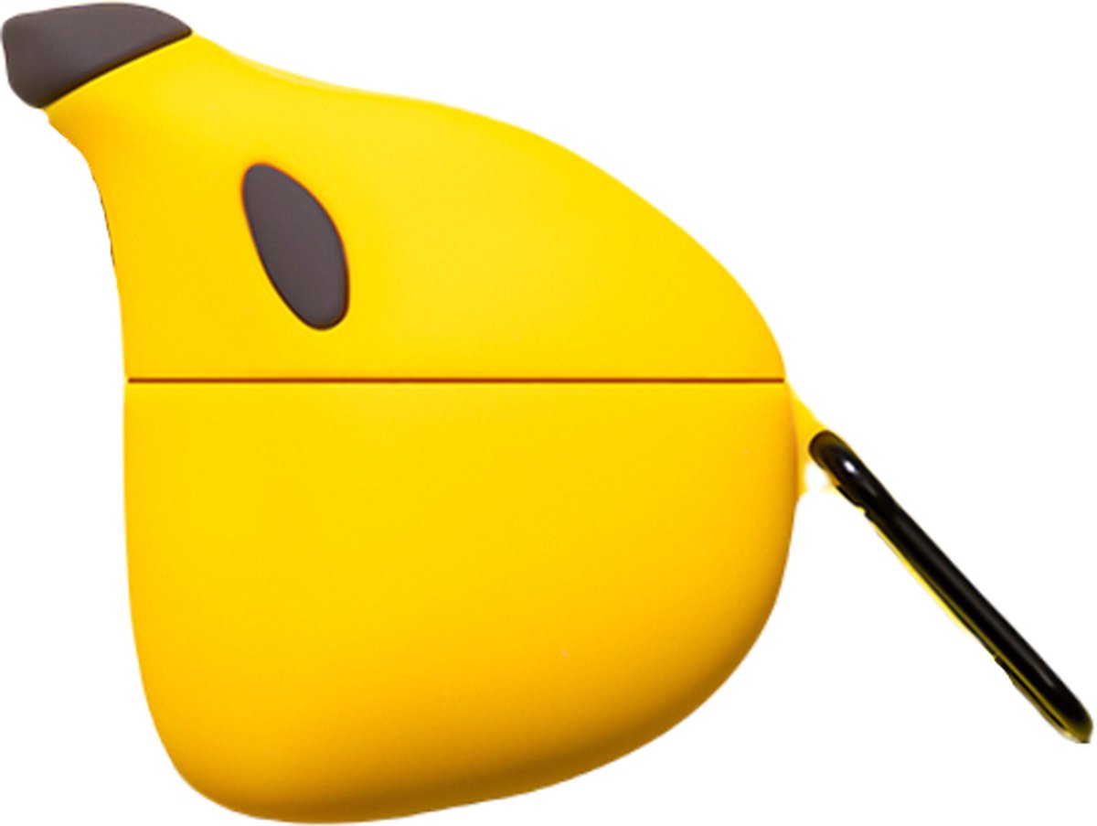 okido - Hoesje geschikt voor Airpods 2 pro - Banaan silliconen case voor Airpods pro (1e en 2e generatie) - Case geschikt voor Apple AirPods - Airpods hoes geel