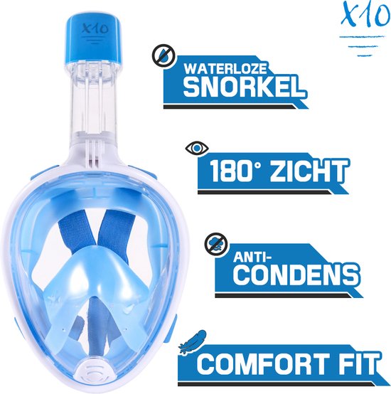 X10 Full Face Snorkelmasker