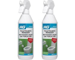 HG Toiletruimte Reiniger 2-pack met KD spons