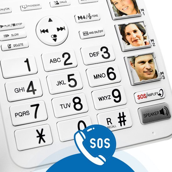 Geemarc CL595 vaste telefoon foto 6
