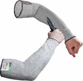 BOTC Snijbestendige sleeve - 2 Stuks - Oesterhandschoen - Snijhandschoen - Wasbaar - Klasse 5 - Grijs