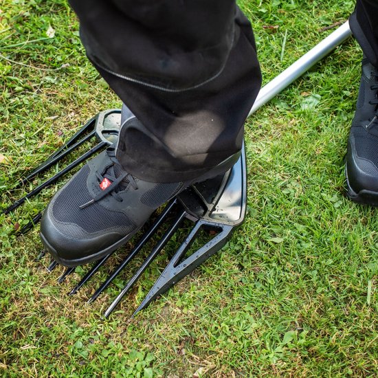 Tuin hark, schep, greep 3 in 1 voor blad, gras, rommel etc. van Kinzo Garden — afbeelding 3