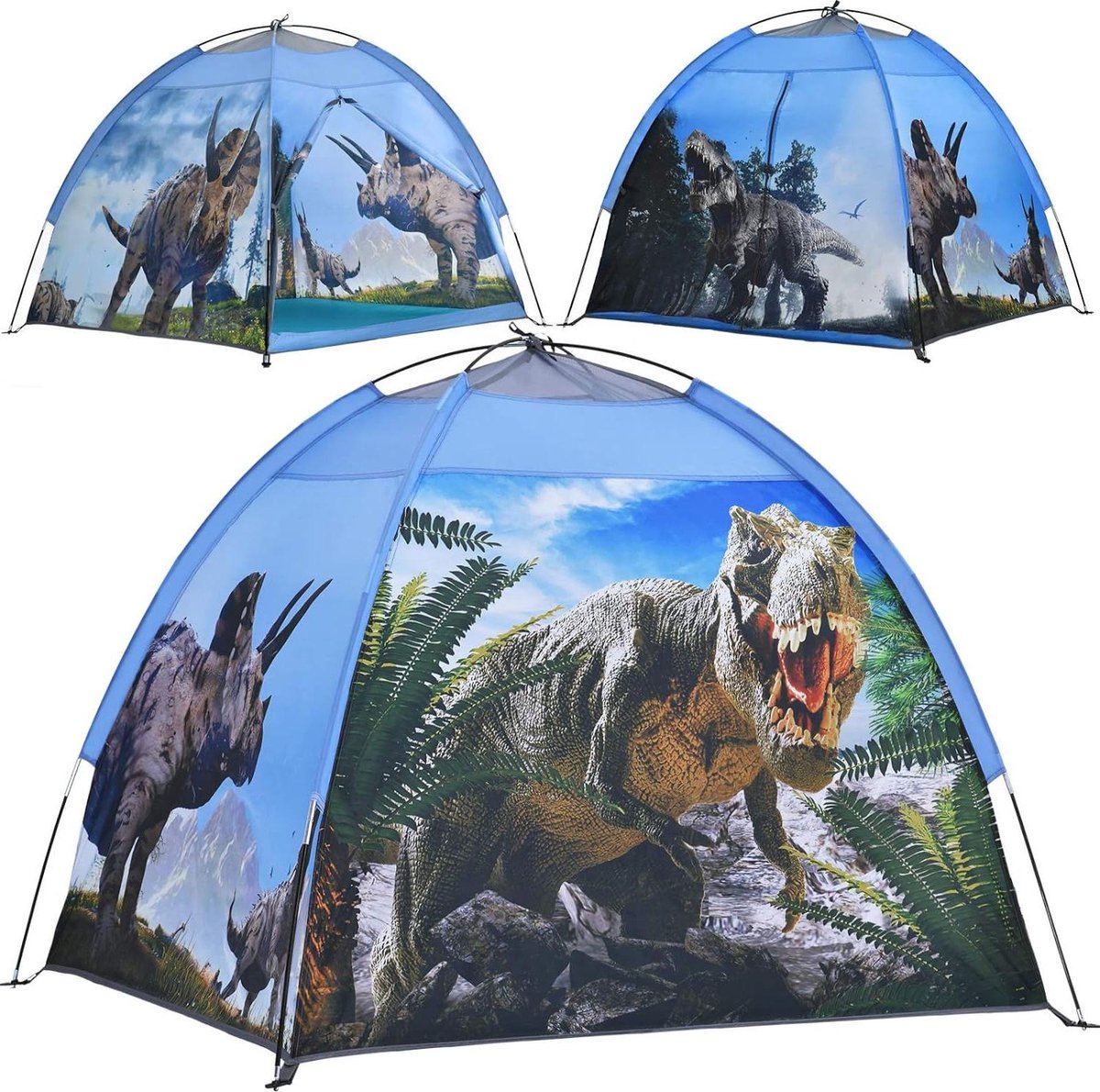 Speeltent Dinosaur Luminous Theme Tents for Kids Age 3 4 5 6 7 Indoor Outdoor Fun Playhouse