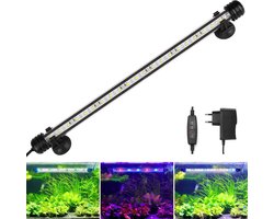 RGB LED Aquariumverlichting met Verstelbare Helderheidsniveaus - Waterdicht IP68 - Multikleurige Aquarium Lamp voor Zoetwater - Maatnaam: 40-60cm tanktop