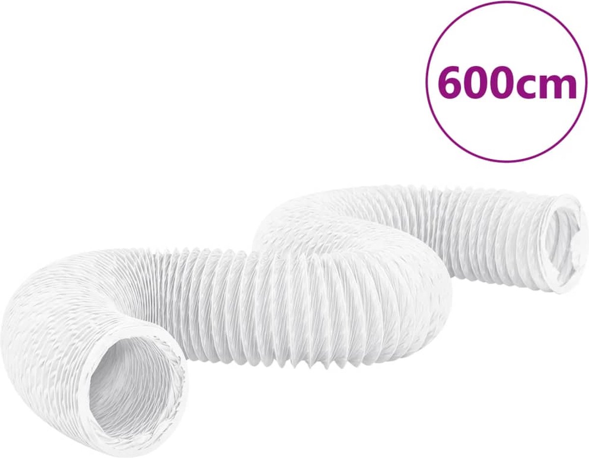 vidaXL - Afzuigslang - Ø20 - cm - 6 - m - PVC
