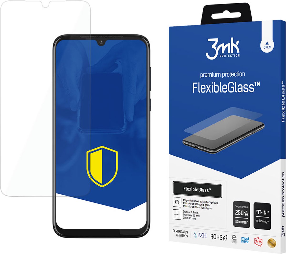 Motorola Moto G8 Plus - 3mk FlexibleGlass
