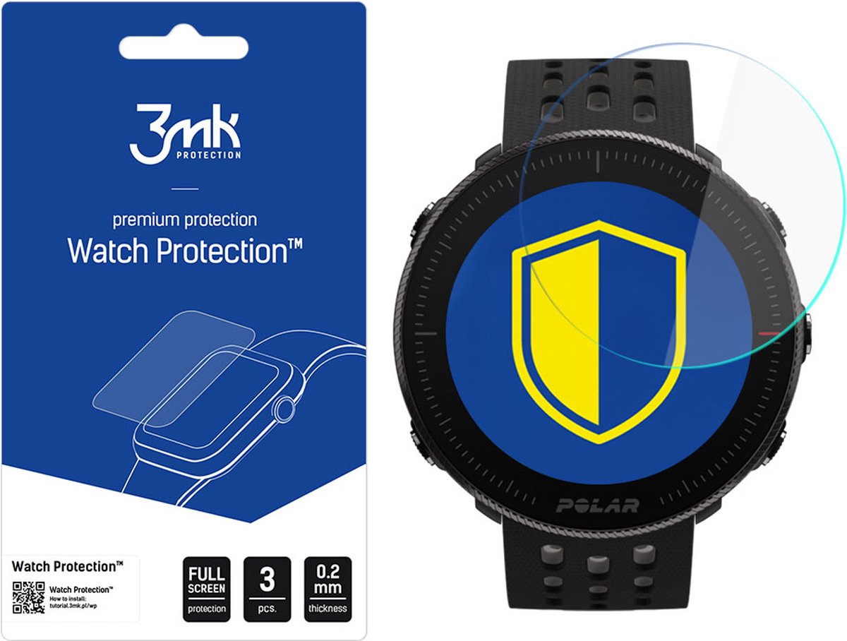 Polar Vantage M2 - 3mk Watch Protection v. FlexibleGlass Lite