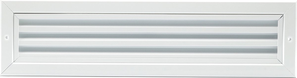 Nedco BV Deurventilatierooster 470x121mm aluminium wit