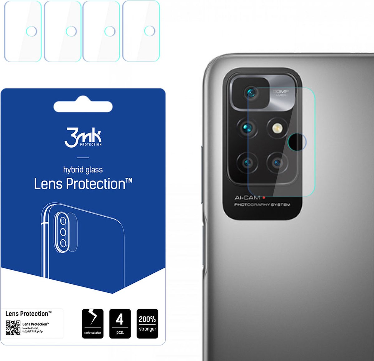 Xiaomi Redmi 10 2022 - 3mk Lens Protection