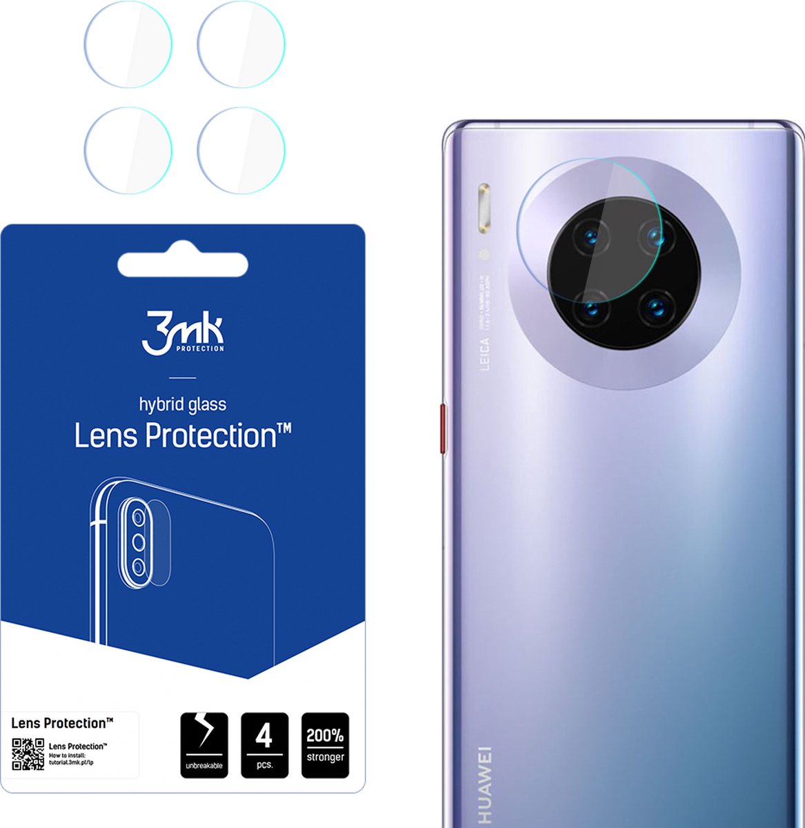 Huawei Mate 30 Pro 5G - 3mk Lens Protection