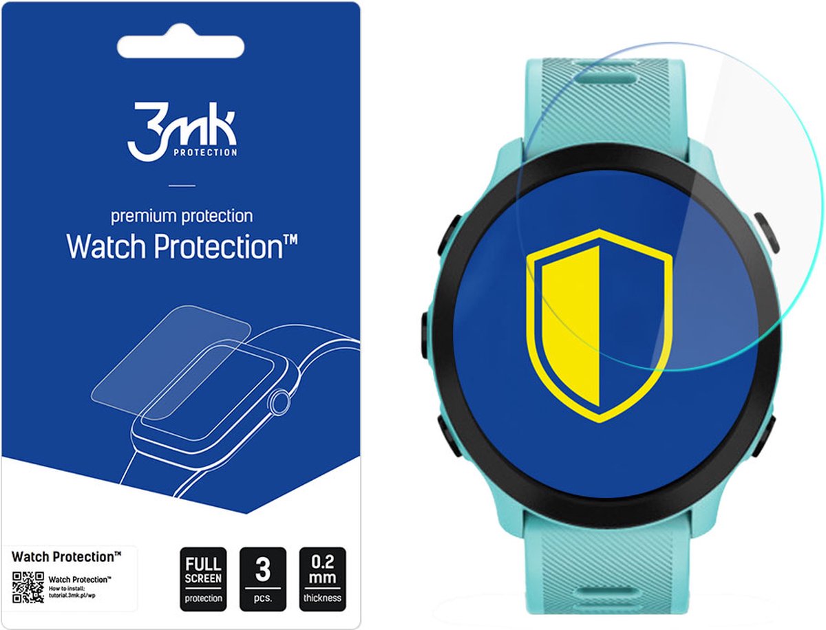 Garmin Forerunner 55 - 3mk Watch Protection v. FlexibleGlass Lite