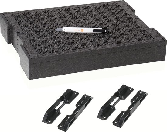 L-BOXX Sortimo Snij-inlageset, compatibel met L-BOXX 102 (oud model), gereedschapskoffer, inlegzolen van schuim, individuele assortimentsdoos inzetstukken, van Wfix