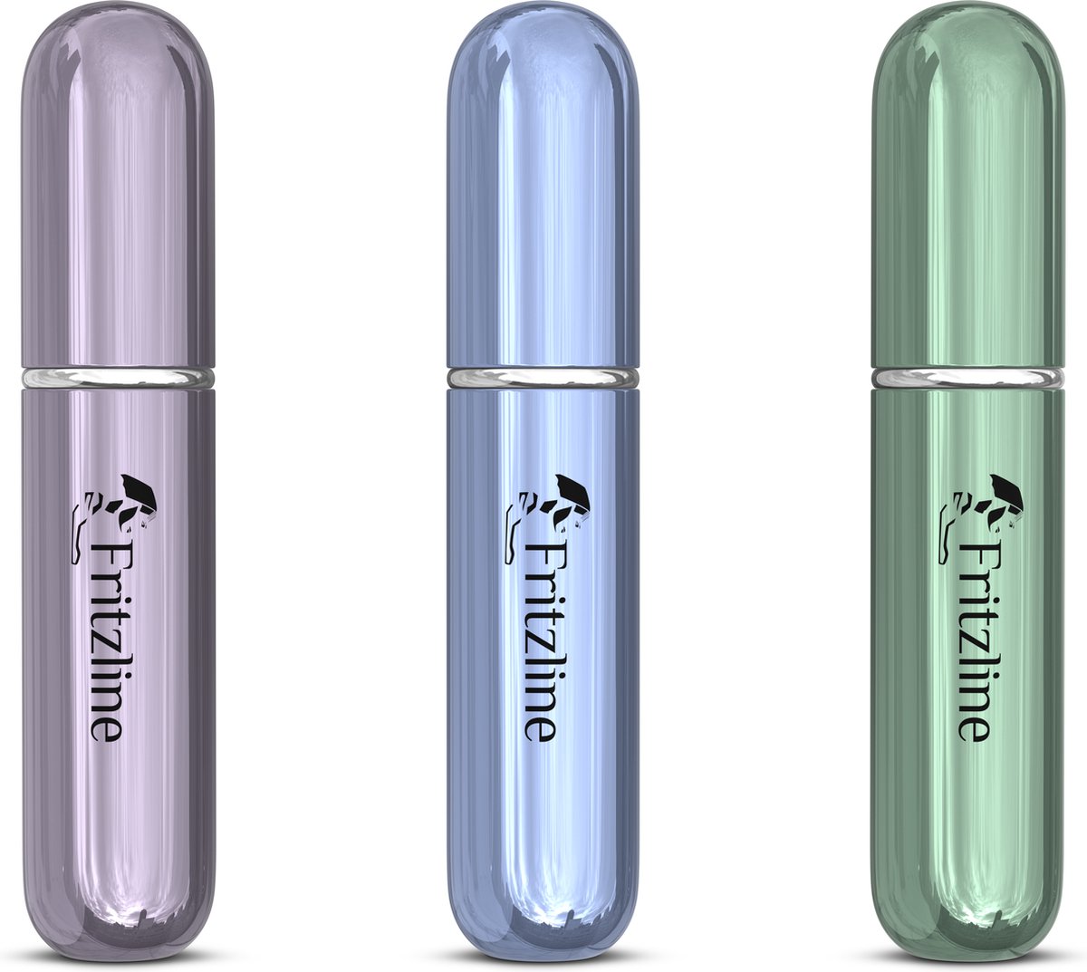 Goedkoopste Fritzline 3x Parfum Verstuiver - Navulbaar - Reisflesjes - Handbagage - Parfumverstuiver - Flesjes Leeg