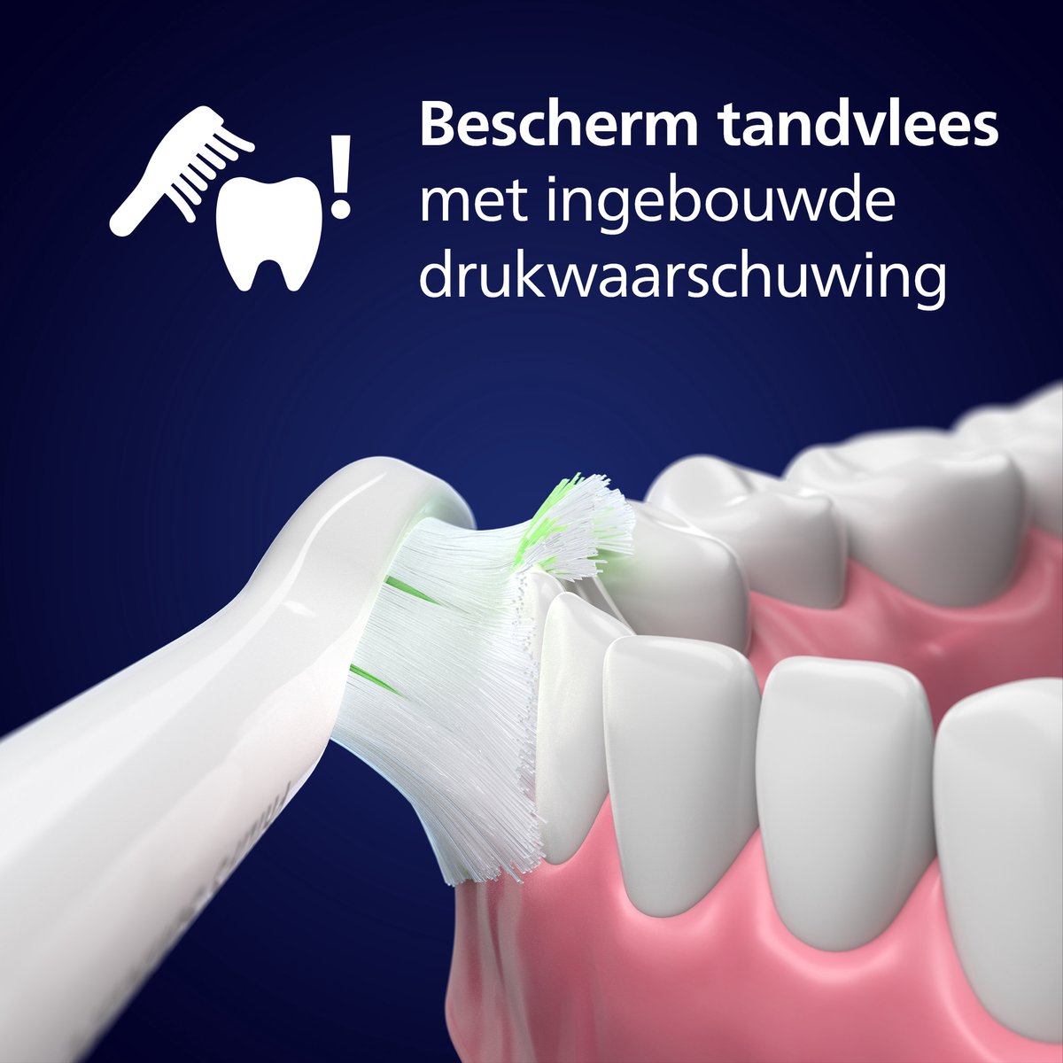 Afbeelding 3 van Philips Sonicare 5300 Series - Elektrische Tandenborstel - Wit - Reisetui - Wittere tanden - HX7108/02