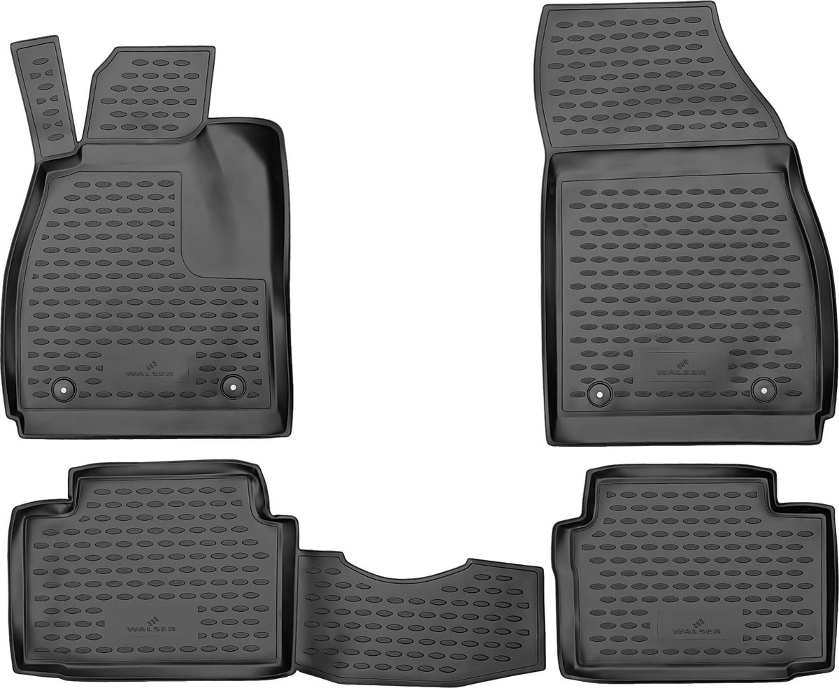 Walser Rubberen Voetmatten XTR geschikt voor Opel Insignia A (G09) 2008 - 2017