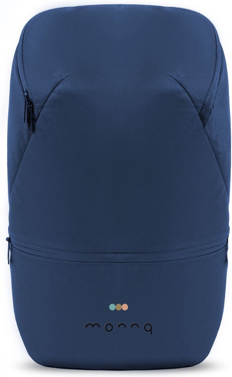Monnq - Rugzak - Rugtas - Schooltas met laptopvak Jeronimo French Navy
