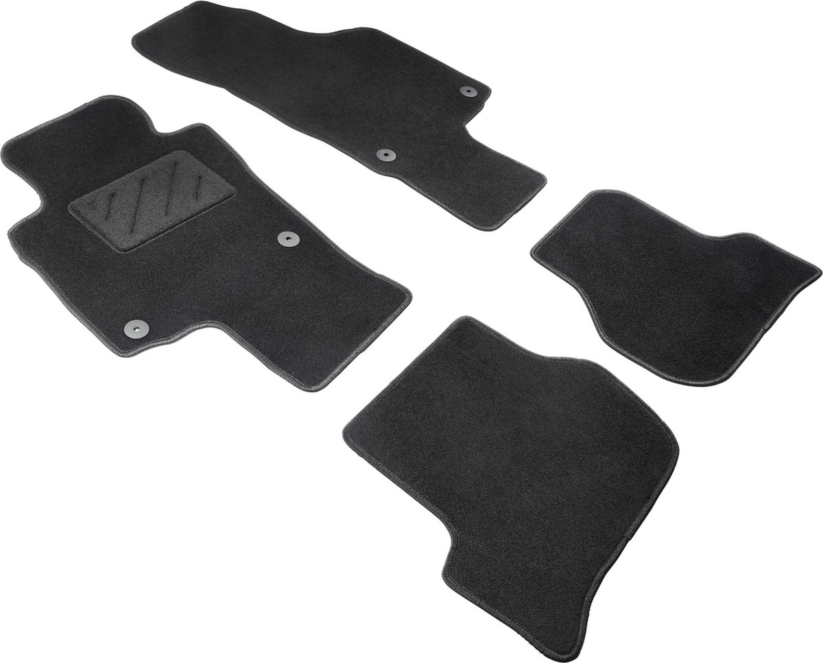 Walser Comfort Naaldvilt Velours voetmatten geschikt voor Skoda Octavia II 02/2004-06/2013