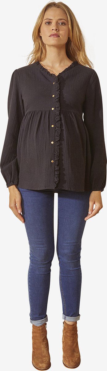 Vertbaudet Zwangerschaps- en borstvoedingsblouse van katoengaas