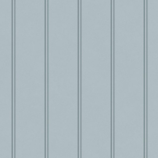 Laura Ashley | Papier peint non tissé Chalford Wood Paneling Seaspray Blauw